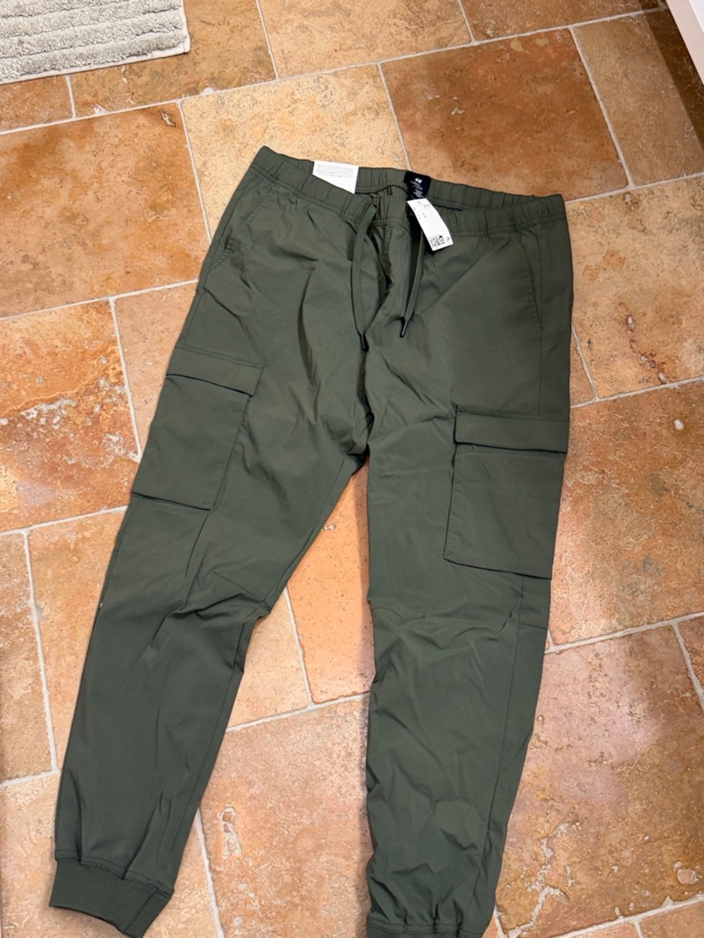 H&M Olive Cargo Jogger Pants